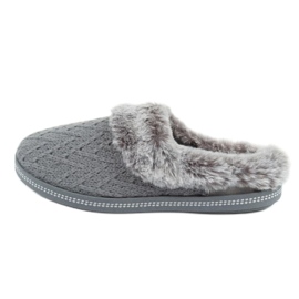Pantofole isolanti Skechers 167225/GR da donna, grigie grigio
