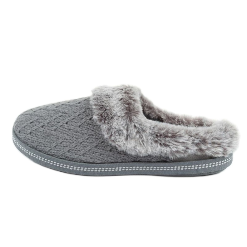 Pantofole isolanti Skechers 167225/GR da donna, grigie grigio