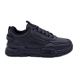 Scarpe da ginnastica da uomo isolate Big Star OO174584 Sistema HI-POLY Nere nero