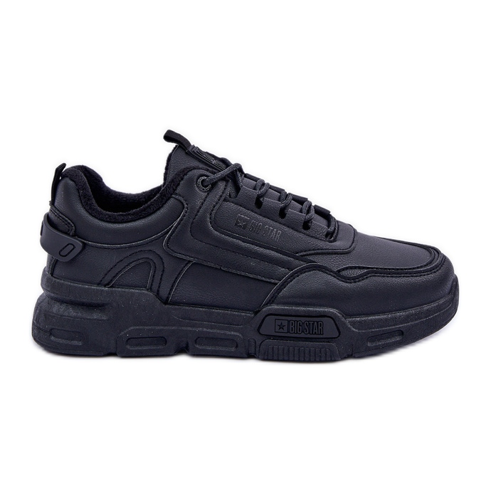 Scarpe da ginnastica da uomo isolate Big Star OO174584 Sistema HI-POLY Nere nero