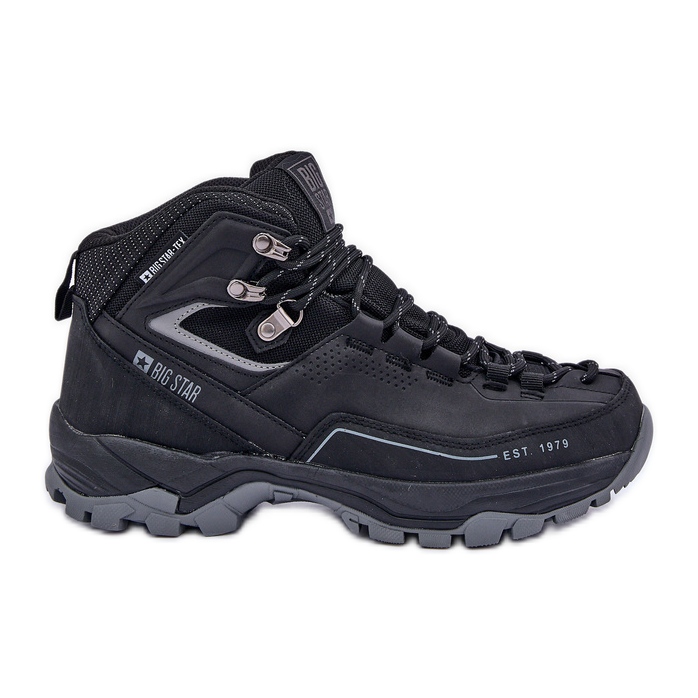 Scarpe da trekking da uomo Big Star OO174341 Nere nero