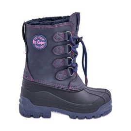 Stivali da neve alti e caldi per bambini Lee Cooper LCJ-24-44-2843K Blu navy