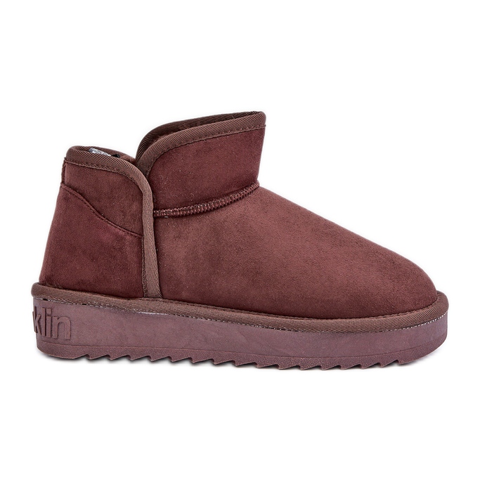 Stivali da neve con plateau da donna D.Franklin DFSH370010 Cioccolato marrone
