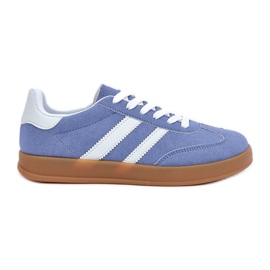 Sneakers Basse Sportive da Donna, Blu