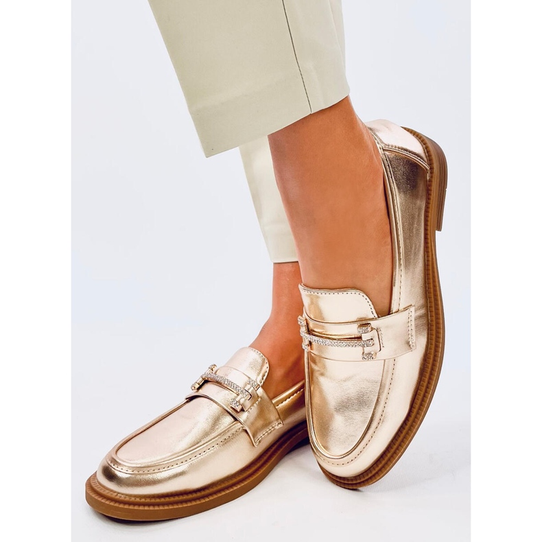 Mocassini da donna Ferdis Gold d'oro