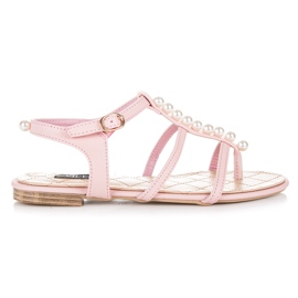 Vices Sandali Alla Moda Con Perline rosa