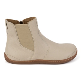 Olivier Stivaletti Chelsea da donna a piedi nudi con cerniera, isolanti 1263, beige