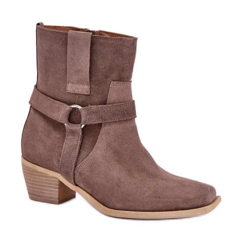 Stivali non isolati da donna Zazoo 3444/2 marrone
