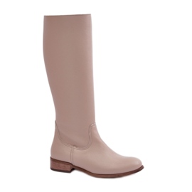 Stivali non isolati Zazoo 3616 da donna, beige