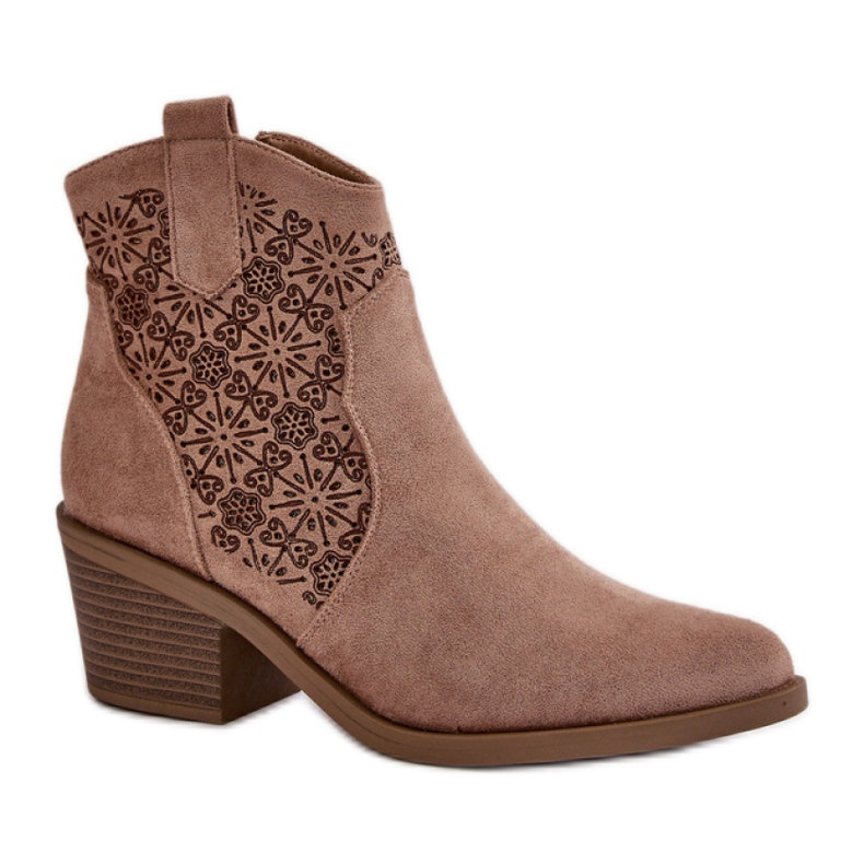 Stivali da donna S.Barski HY42-944 beige
