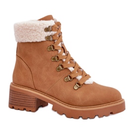 Stivali isolanti da donna MD1055-8, cammello marrone