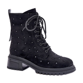 Operaia da Donna con Strass MR880-017 colore nero