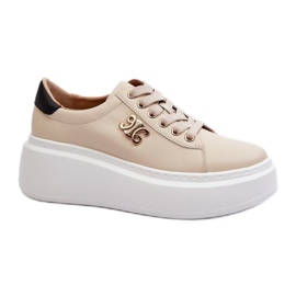 Scarpe sportive da donna Y138-8 beige