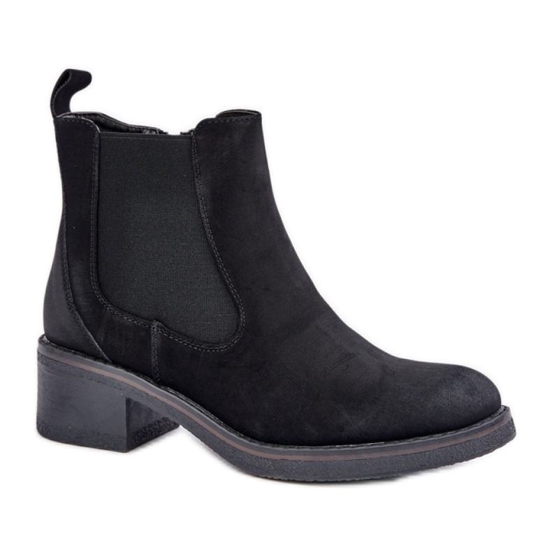 Stivaletti Chelsea da donna isolati M712 neri nero