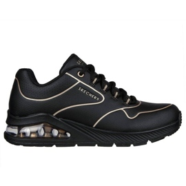 Scarpe Skechers Uno 2 Golden Trim 155637-BKGD nero