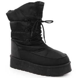 Doposci da donna sulla piattaforma Big Star OO274884 neri nero