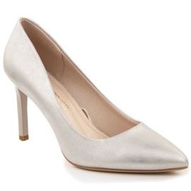 Décolleté Sergio Leone 1339 in camoscio beige