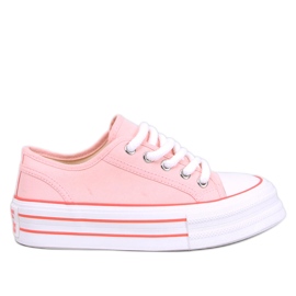 Sneakers rosa con doppia suola