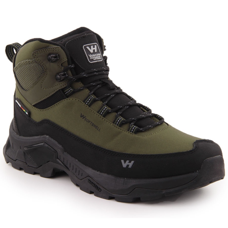 Scarpe da trekking impermeabili da uomo verdi Vanhorn 99302 verde