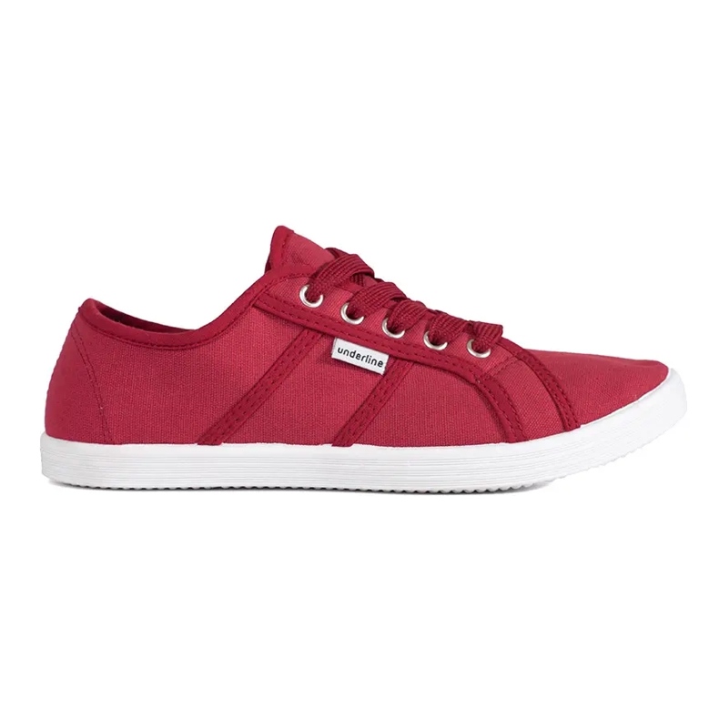 Sneakers basse da donna rosse rosso