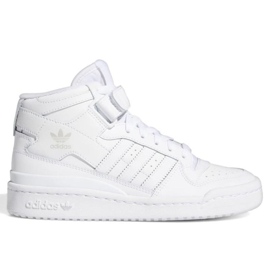 Scarpe sportive Adidas Forum Mid FZ2086, bianche bianco