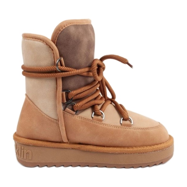 D.Franklin Stivali da neve isolati da donna DFSH370013-SAND, beige
