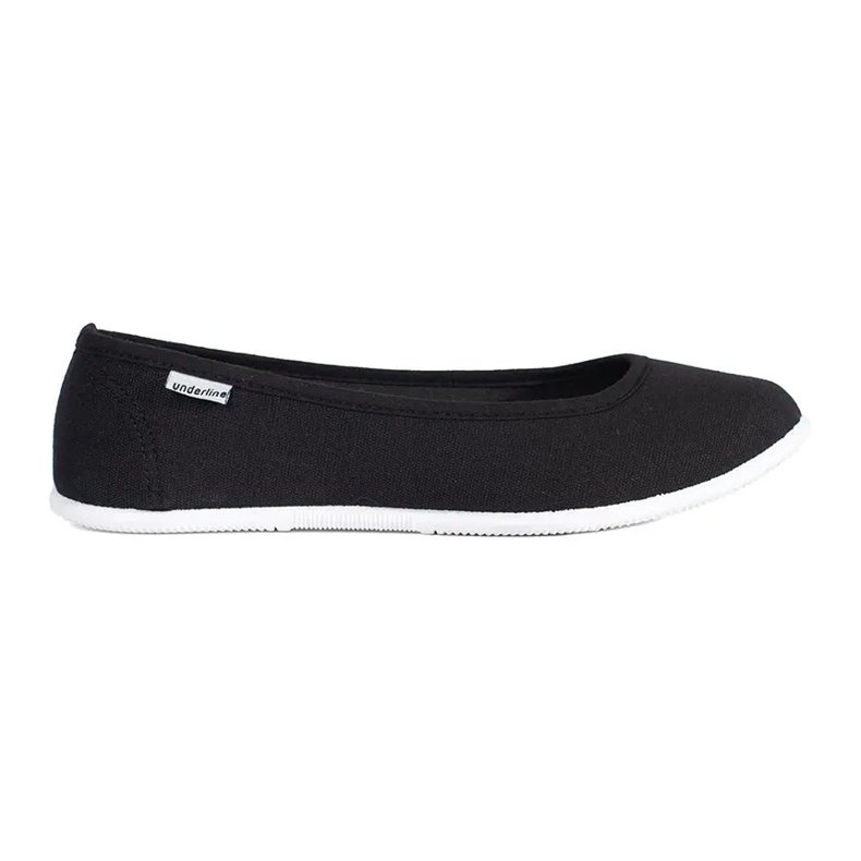 Ballerine da donna in tessuto nero