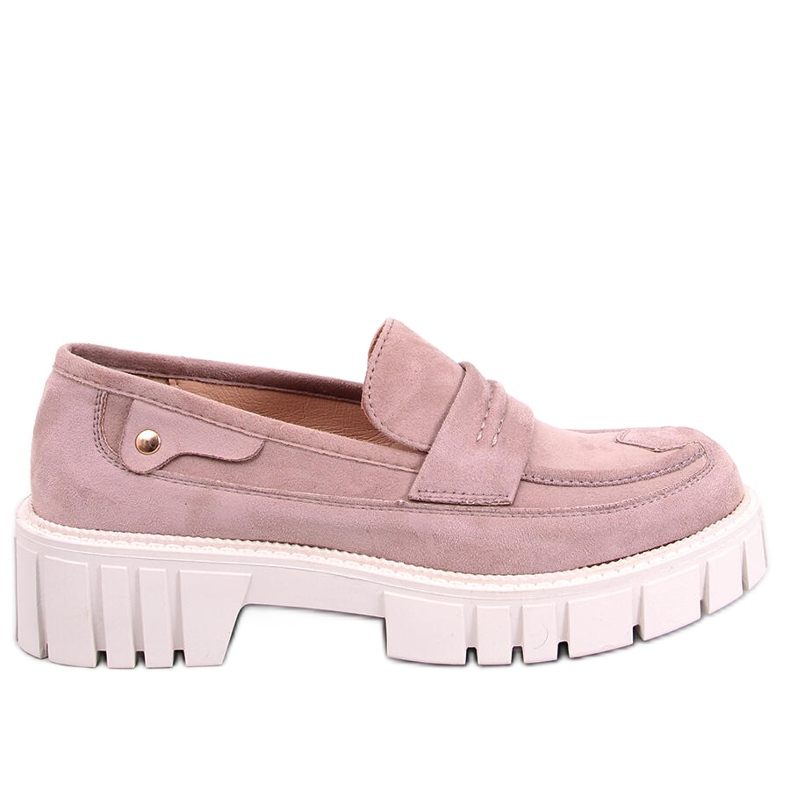 Seastar Mocassini con plateau rosa beige