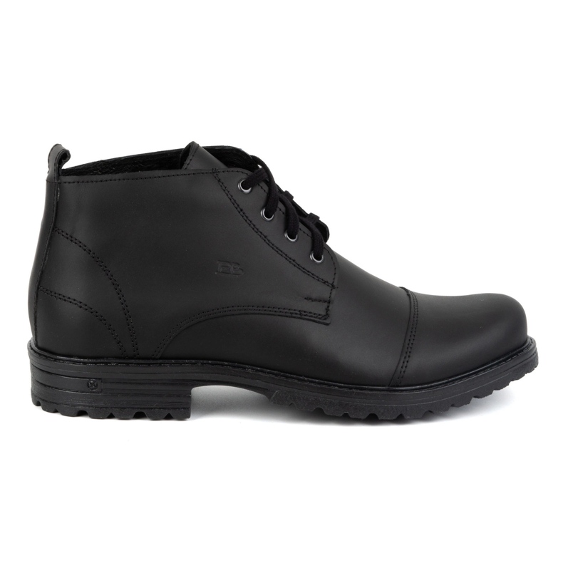 Stivaletti da uomo in pelle POLBUT 2119/2 nero
