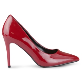 Décolleté a punta in vernice rossa GD-FL59R rosso