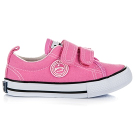 American Club Sneakers in velcro rosa