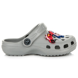 American Club Pantofole da bambino grigio
