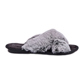 Ciabatte in pelliccia da donna Inblu 6800006D Grigio
