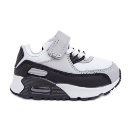 FR1 Scarpe sportive con plateau per bambini, bianche e nere bianca