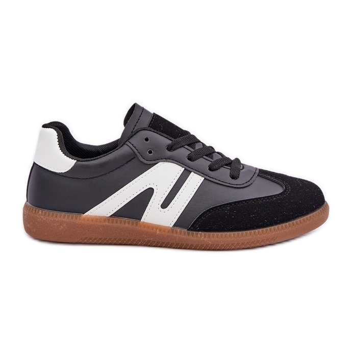 Sneakers Basse da Donna Realizzate in Eco Pelle Nera Navidemi nero