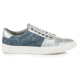 Sneakers con lacci Kylie grigio blu