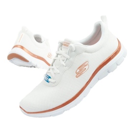 Scarpe Skechers Flex Appeal 4.0 Brillant View 149303/WTRG bianca