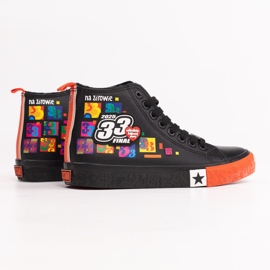 Sneakers ufficiali da donna Big Star x Wośp RR274A651 nero