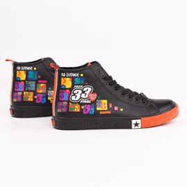 Sneakers ufficiali da uomo Big Star x Wośp RR174651 nero