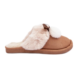 Pantofole Da Donna Con Pelliccia Di Cammello beige