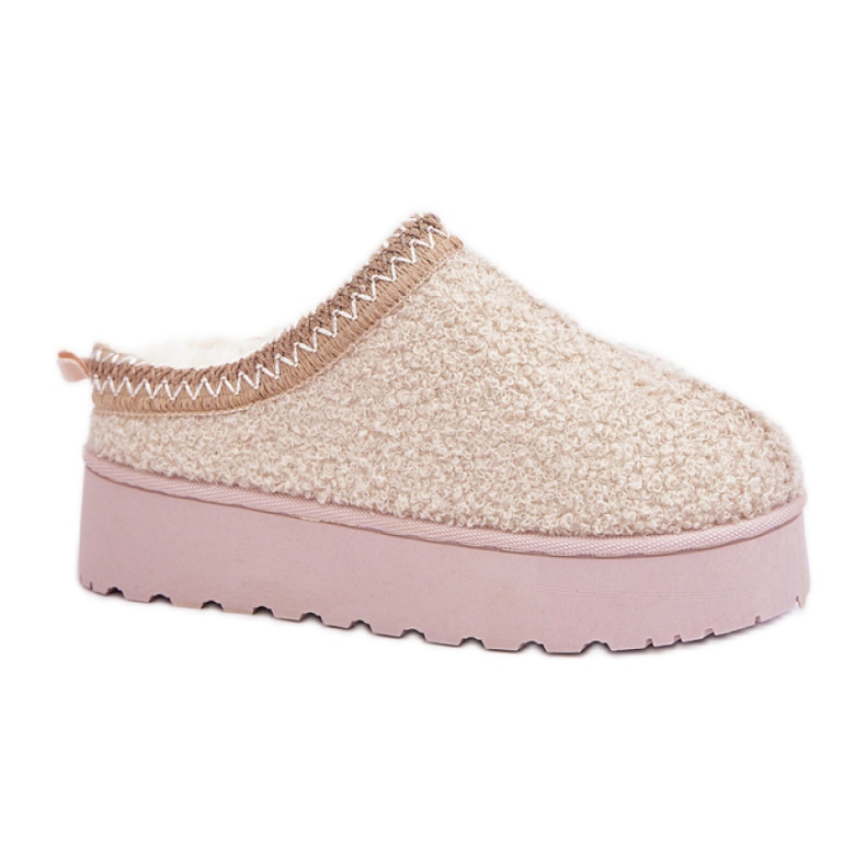 Doposci da donna con plateau beige