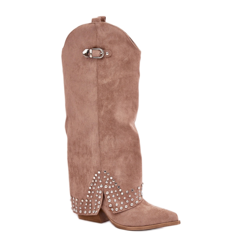 Step in style Stivali Modello Iveliri LQ-135 Beige Scuro - Entra con stile