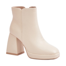 Step in style Stivali Modello Selarae LQ-48 Beige Chiaro - Entra con stile