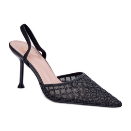 Step in style Tacchi alti Modello Berilae B1639-202 Black Glitter - Entra con stile nero