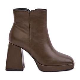 Step in style Stivali Modello Selarae LQ-48 Verde Scuro - Entra con stile