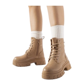 Scarpe da lavoro beige con suola più spessa, Melicucca - Solea