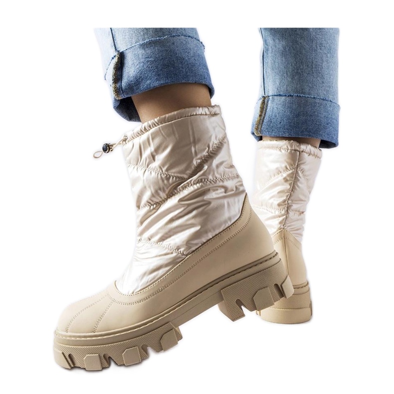 Doposci beige con polsino Cendrillon - Solea