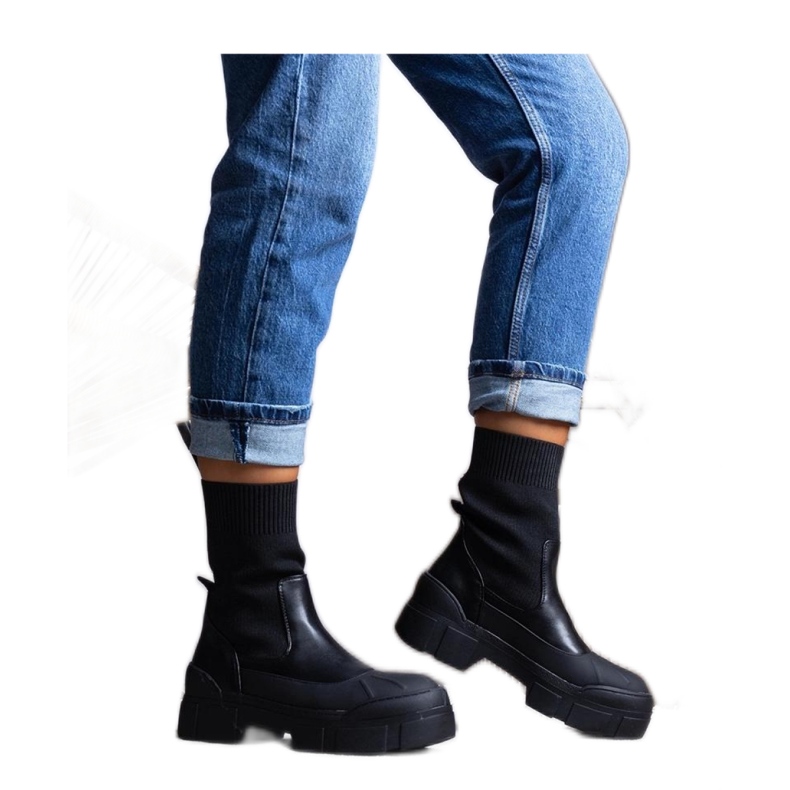 Stivaletti da donna neri Conta - Solea nero