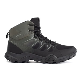 Vico Scarpe da trekking alte da uomo nere e verdi nero