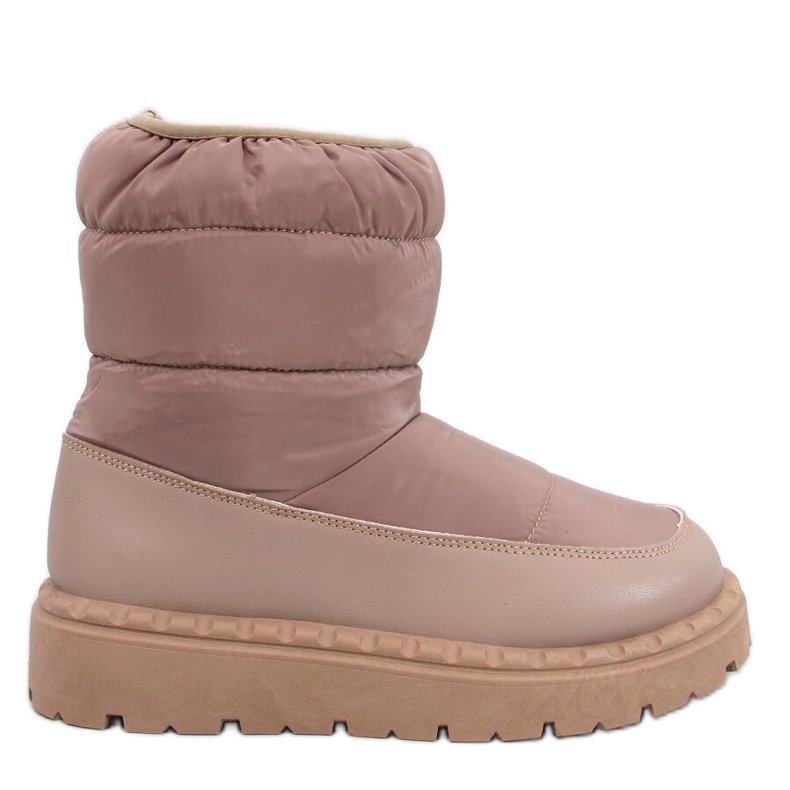 Doposci in nylon kaki marrone